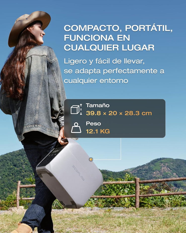 EcoFlow DELTA 3 Classic: estación portátil de 1024 Wh